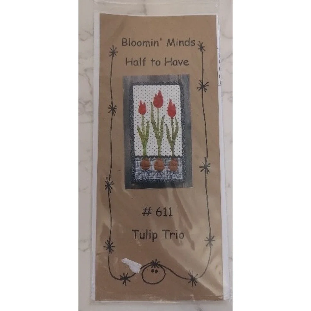 Tulip Trio Bloomin Mind Sewing Pattern Quilt Pattern Wall Hanging Pattern P84